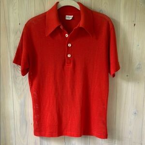 Vintage Head knit Mesh tennis shirt size S